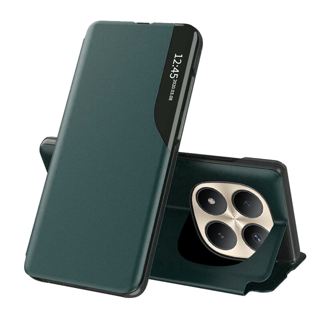 Husa de protectie Techsuit eFold Series compatibil cu Xiaomi Redmi Note 15 Pro+ 5G / Poco M8 Pro 5G, Verde Inchis