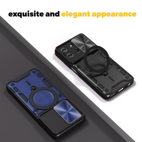 Husa de protectie Techsuit CamGuard Pro compatibil cu Oppo A6x 4G / A6x 5G, Negru