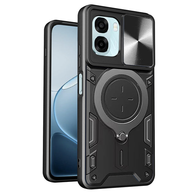 Husa de protectie Techsuit CamGuard Pro compatibil cu Oppo A6x 4G / A6x 5G, Negru