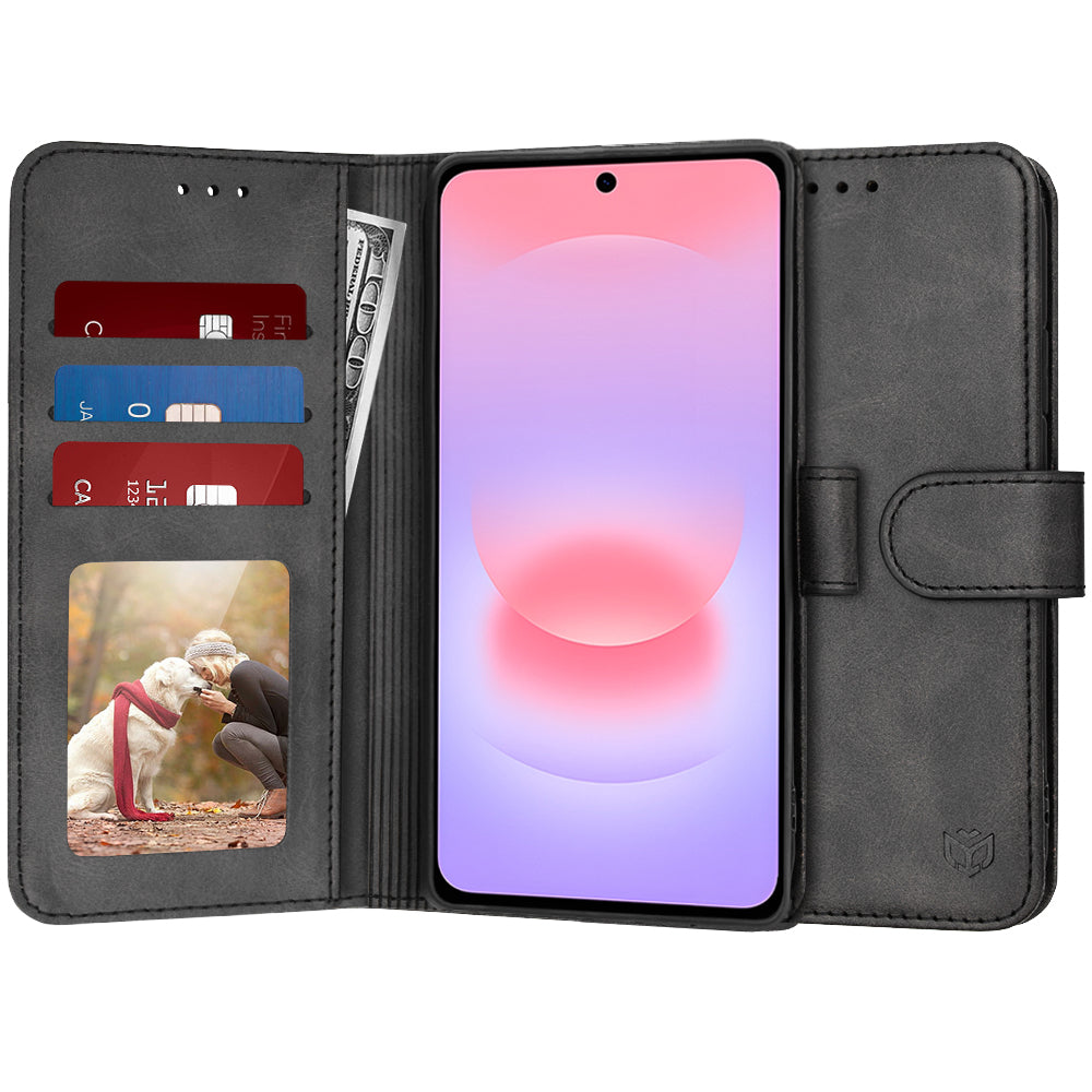 Husa de protectie Techsuit Diary Book compatibil cu Samsung Galaxy A37 5G, Negru