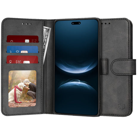 Husa de protectie Techsuit Diary Book compatibil cu Huawei nova 14 Pro, Negru
