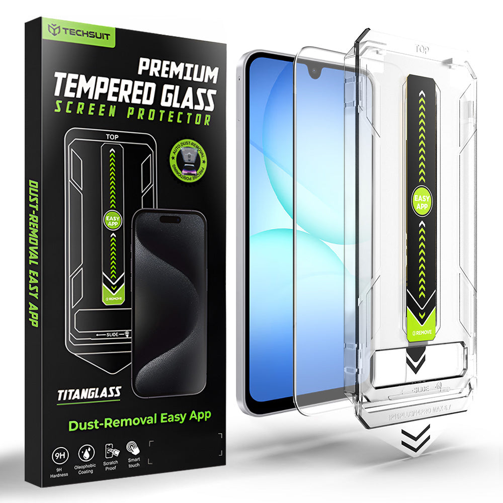 Folie de protectie Techsuit TitanGlass CrystalHD compatibil cu Samsung Galaxy A16 4G / A16 5G / A17 5G, Transparent