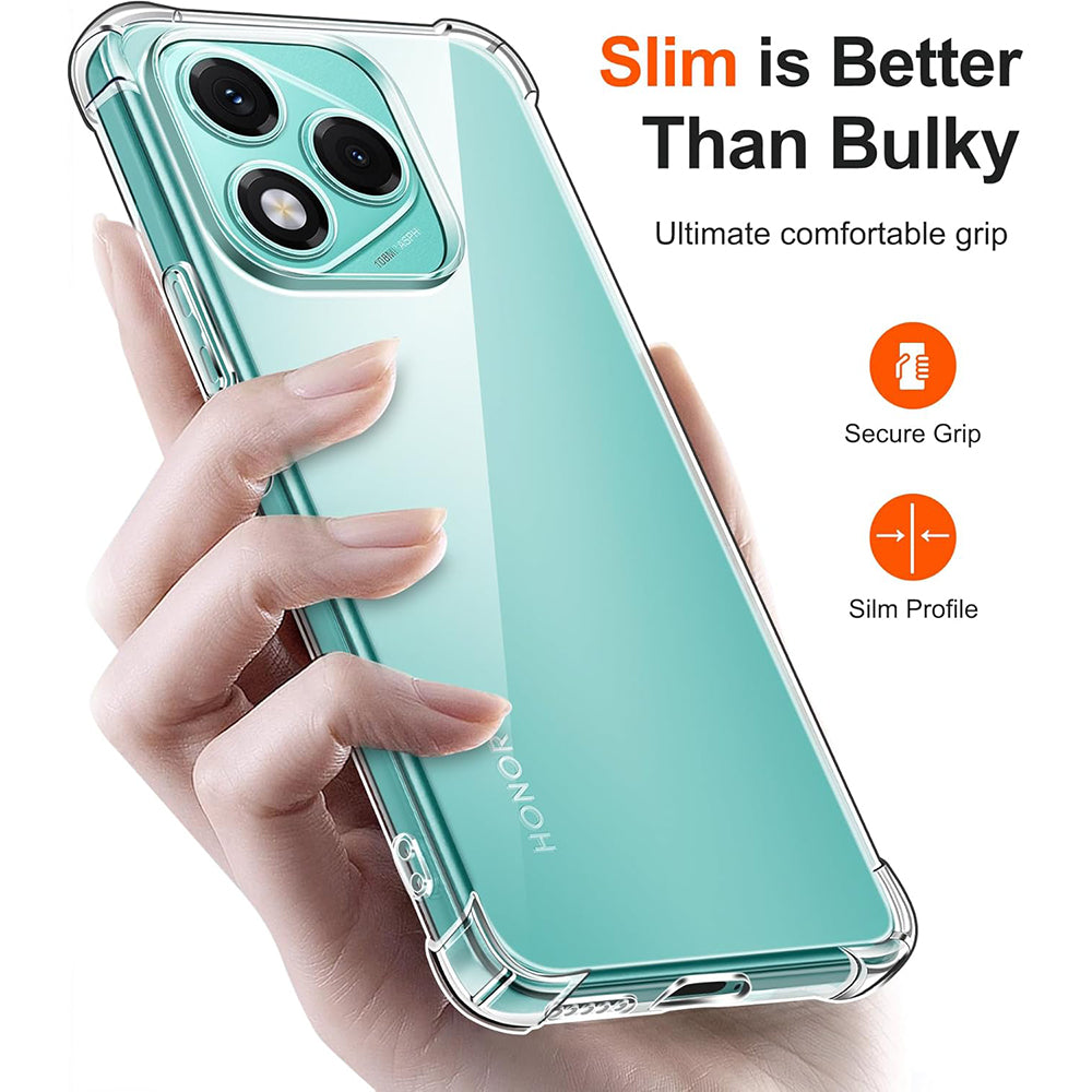 Husa de protectie Techsuit Shockproof Clear Silicone compatibil cu Honor 600 Lite, Transparent