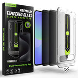 TechSuit Folie de protectie Techsuit TitanGlass CrystalHD (set de 2) compatibil cu Samsung Galaxy A36 5G / A37 5G, Priva