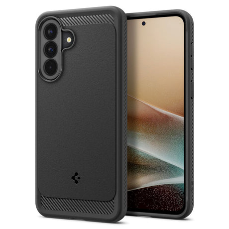 Spigen Rugged Armor husă neagră pentru Samsung Galaxy A37 5G