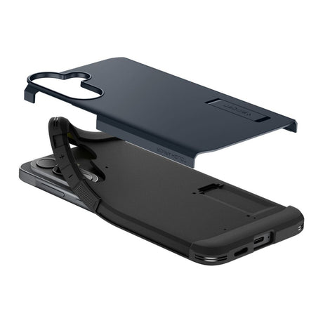 Husa de protectie Spigen Tough Armor (ACS11126) compatibil cu Samsung Galaxy A57 5G, Metal Slate