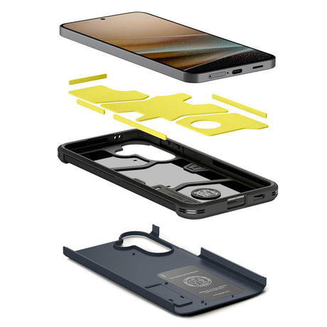 Husa de protectie Spigen Tough Armor (ACS11126) compatibil cu Samsung Galaxy A57 5G, Metal Slate
