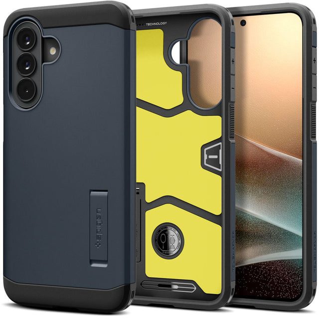 Husa de protectie Spigen Tough Armor (ACS11126) compatibil cu Samsung Galaxy A57 5G, Metal Slate