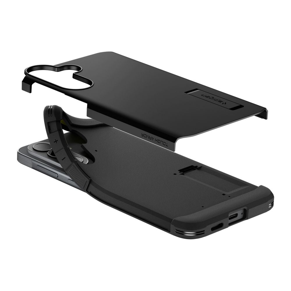 Husa de protectie Spigen Tough Armor (ACS11125) compatibil cu Samsung Galaxy A57 5G, Negru