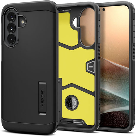 Husa de protectie Spigen Tough Armor (ACS11125) compatibil cu Samsung Galaxy A57 5G, Negru