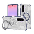 Husa de protectie Techsuit Carbon Shield PRO compatibil cu Samsung Galaxy A37 5G, Albastru Transparent