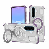 Husa de protectie Techsuit Carbon Shield PRO compatibil cu Samsung Galaxy A57 5G, Mov Transparent