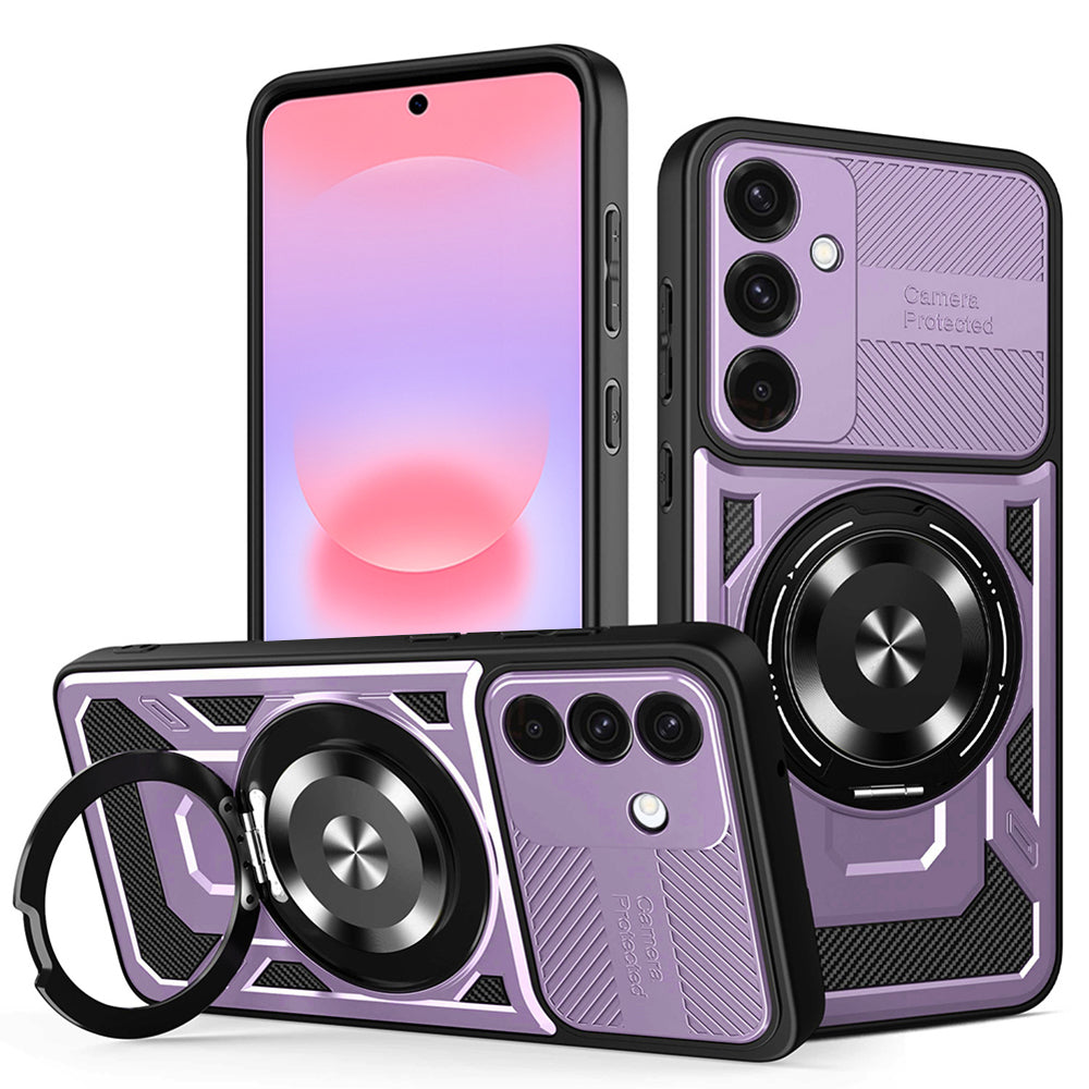 Husa de protectie Techsuit RuggedCam compatibil cu Samsung Galaxy A37 5G / A36 5G / A56 5G, Mov