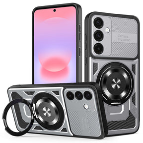 Husa de protectie Techsuit RuggedCam compatibil cu Samsung Galaxy A37 5G / A36 5G / A56 5G, Gri