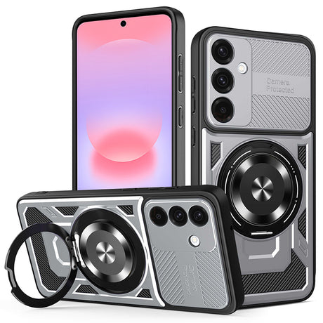 Husa de protectie Techsuit RuggedCam compatibil cu Samsung Galaxy A37 5G / A36 5G / A56 5G, Gri