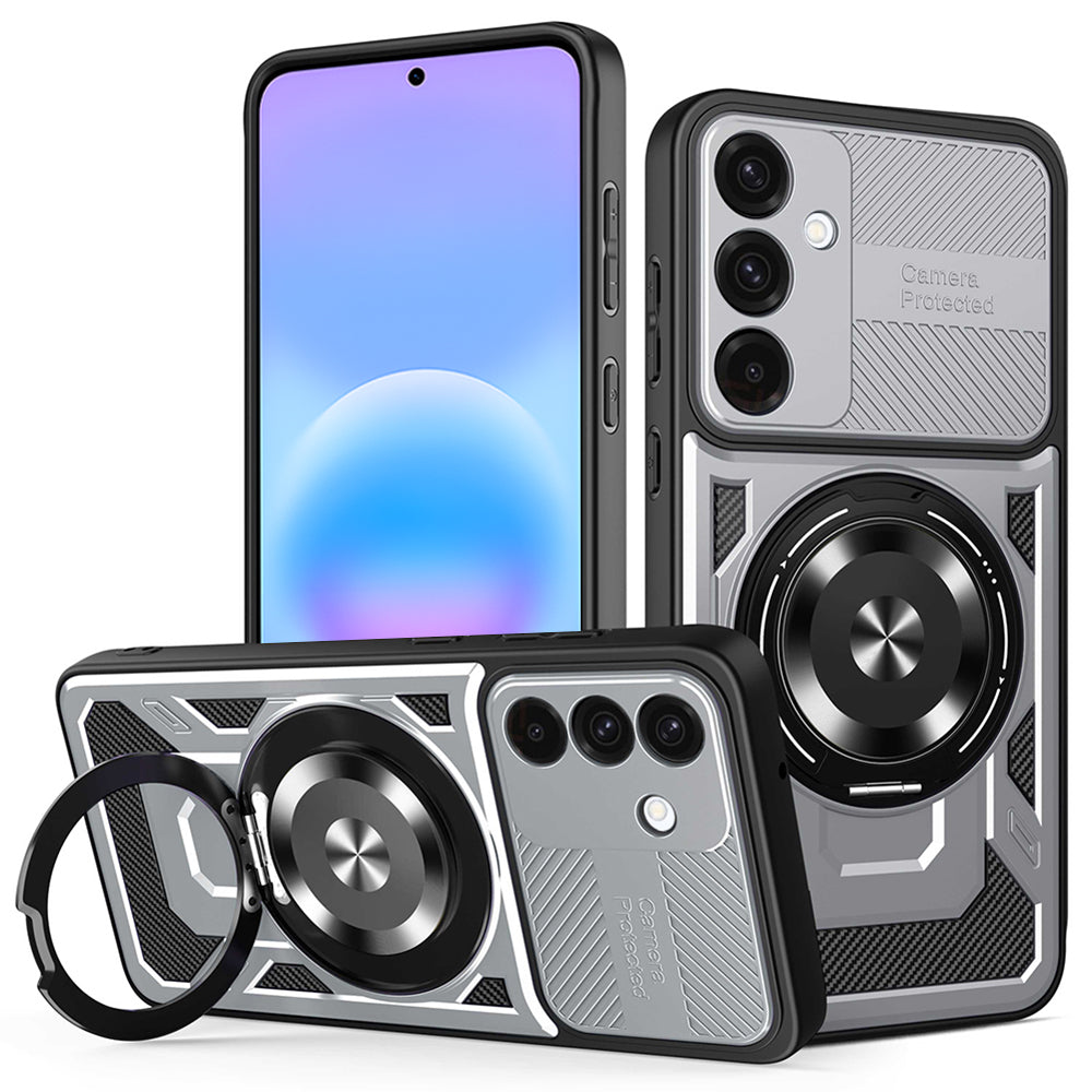 Husa de protectie Techsuit RuggedCam compatibil cu Samsung Galaxy A57 5G, Gri