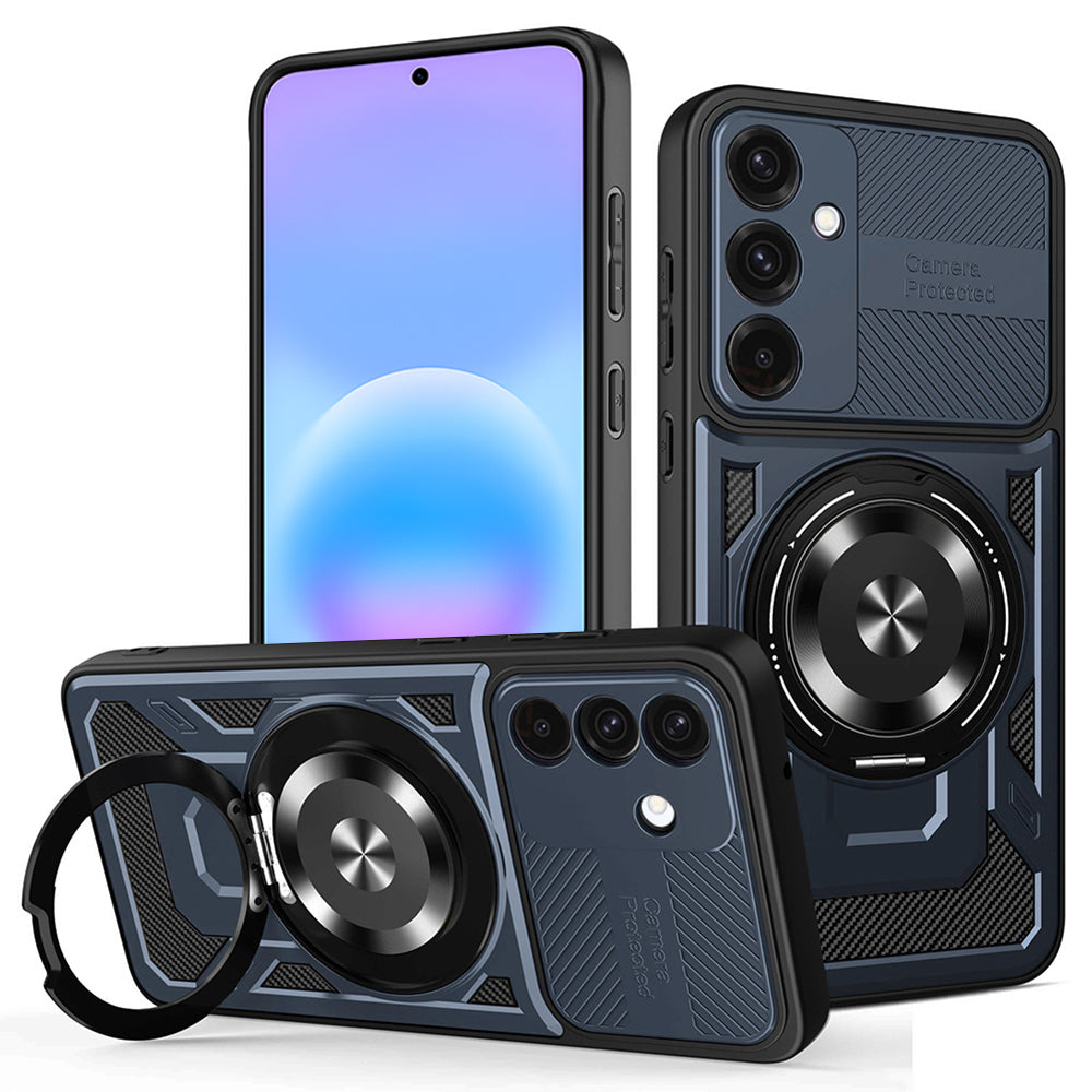 Husa de protectie Techsuit RuggedCam compatibil cu Samsung Galaxy A57 5G, Albastru