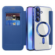 Husa de protectie Techsuit SmartMag Book compatibil cu Samsung Galaxy A57 5G, Albastru