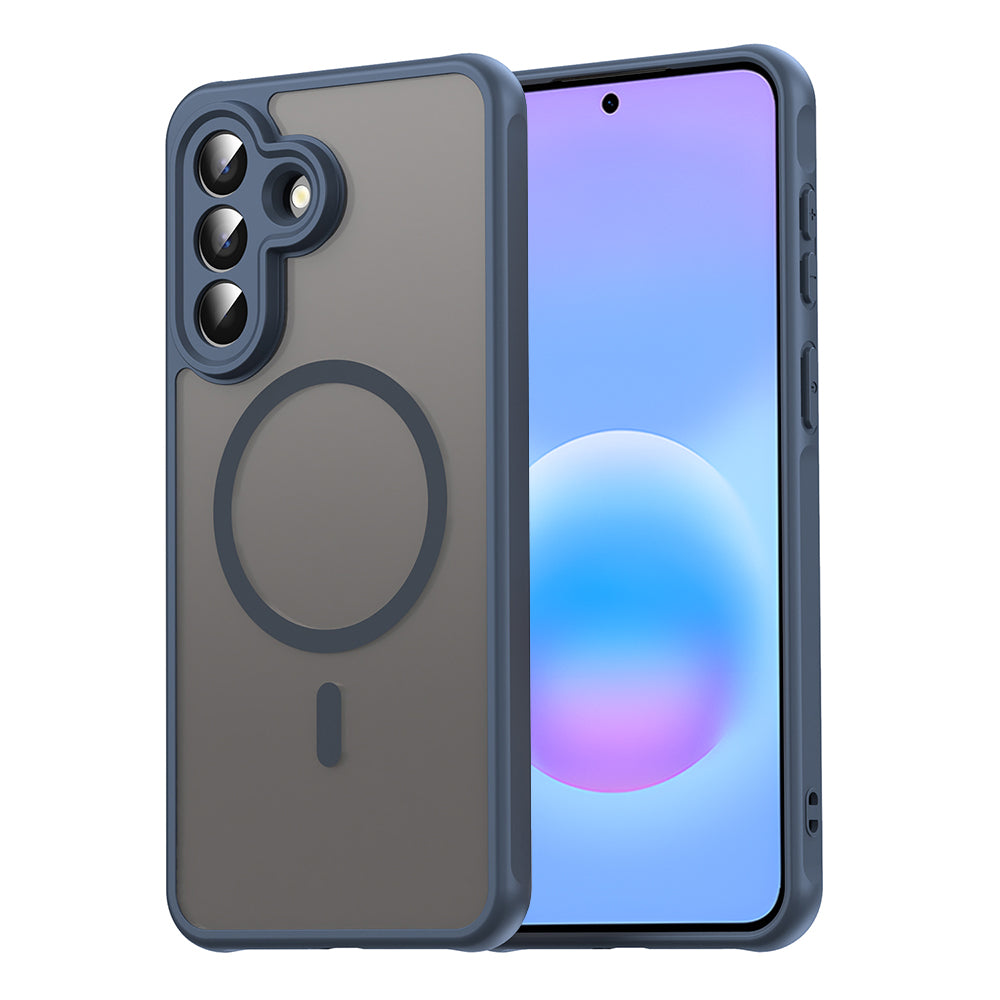 Husa de protectie Techsuit HaloFrost II MagSafe compatibil cu Samsung Galaxy A57 5G, Bleumarin
