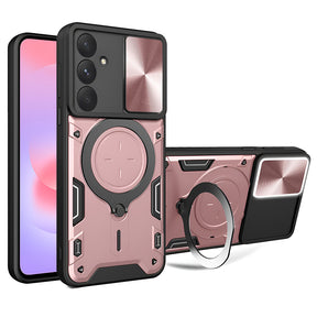 Husa de protectie Techsuit CamGuard Pro compatibil cu Samsung Galaxy A37 5G, Roz Auriu
