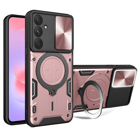 Husa de protectie Techsuit CamGuard Pro compatibil cu Samsung Galaxy A37 5G, Roz Auriu