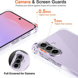 Husa de protectie Techsuit Shockproof Clear Silicone compatibil cu Samsung Galaxy A37 5G / A36 5G, Transparent