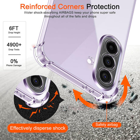 Husa de protectie Techsuit Shockproof Clear Silicone compatibil cu Samsung Galaxy A37 5G / A36 5G, Transparent