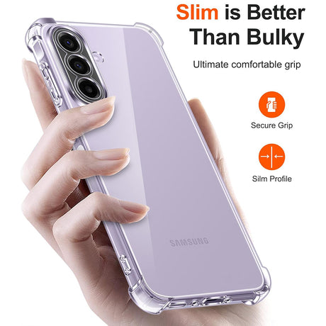 Husa de protectie Techsuit Shockproof Clear Silicone compatibil cu Samsung Galaxy A37 5G / A36 5G, Transparent