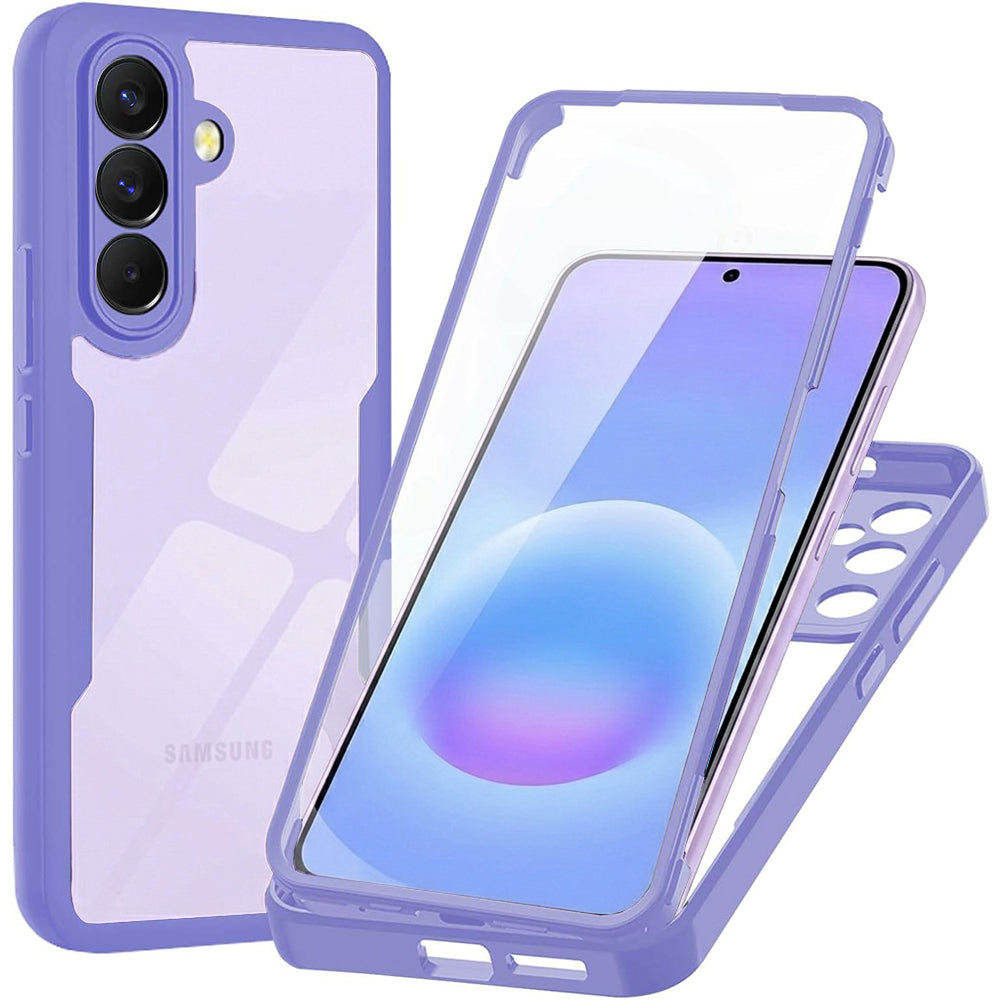Folie de protectie Techsuit ColorVerse 360 Series + compatibil cu Samsung Galaxy A57 5G, Mov