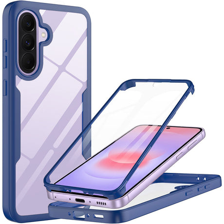 Folie de protectie Techsuit ColorVerse 360 Series + compatibil cu Samsung Galaxy A37 5G / A36 5G / A56 5G, Albastru