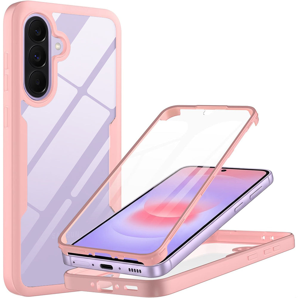 Folie de protectie Techsuit ColorVerse 360 Series + compatibil cu Samsung Galaxy A37 5G / A36 5G / A56 5G, Roz