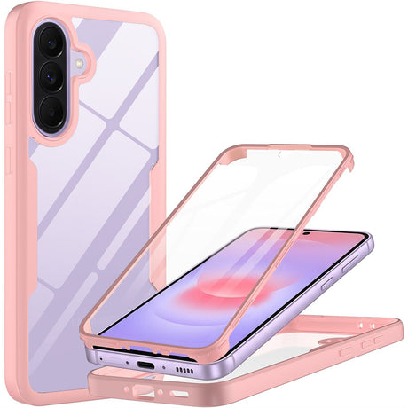 Folie de protectie Techsuit ColorVerse 360 Series + compatibil cu Samsung Galaxy A37 5G / A36 5G / A56 5G, Roz