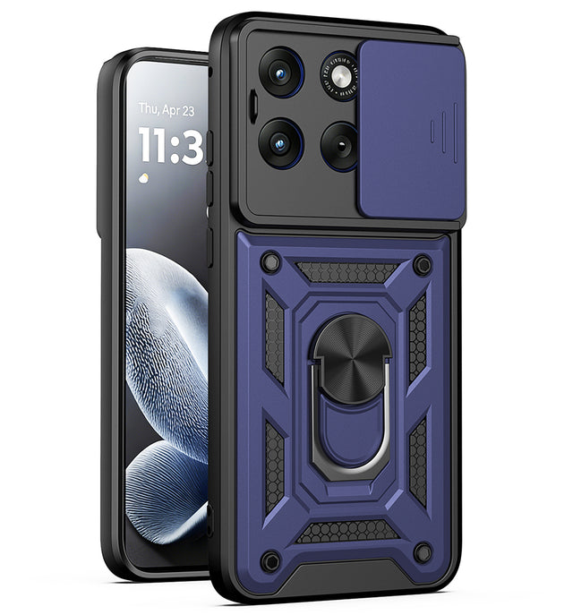 Husa de protectie Techsuit CamShield Series compatibil cu Motorola Edge 70 Fusion, Albastru