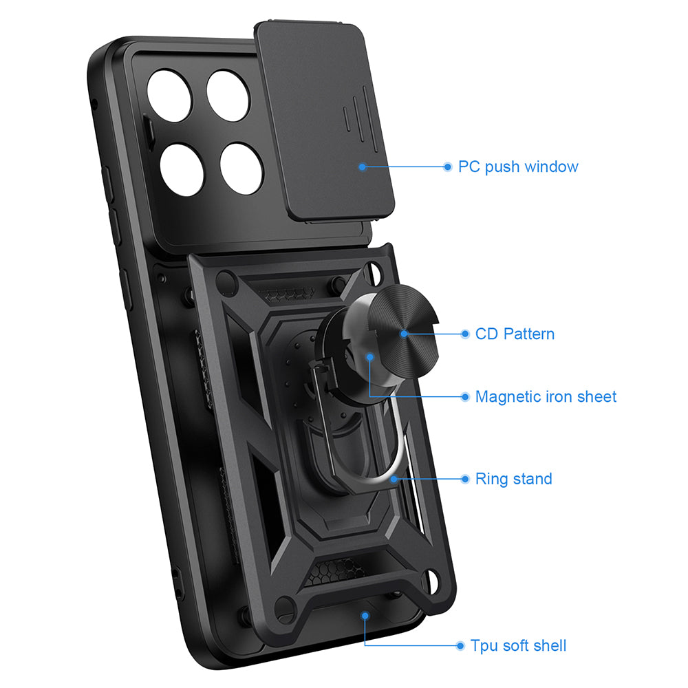 Husa de protectie Techsuit CamShield Series compatibil cu Motorola Edge 70 Fusion, Albastru