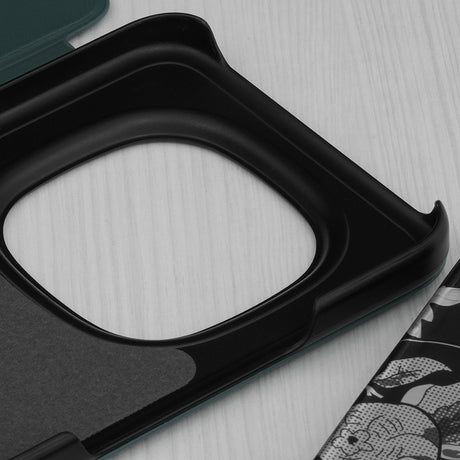 Husa de protectie Techsuit eFold Series compatibil cu Xiaomi Redmi Note 15 Pro+ 5G / Poco M8 Pro 5G, Verde Inchis