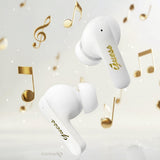 Casti Guess Script Metal Logo (GUTWSX45PGSK), Bluetooth V5.4, TWS, with Microphone, Type-C, 400mAh, Negru