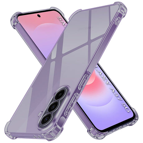 Husa de protectie Techsuit Shockproof Clear Silicone compatibil cu Samsung Galaxy A37 5G / A36 5G, Negru Fumuriu