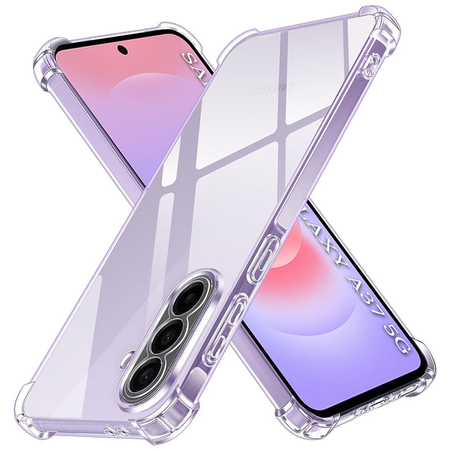 Husa de protectie Techsuit Shockproof Clear Silicone compatibil cu Samsung Galaxy A37 5G / A36 5G, Transparent