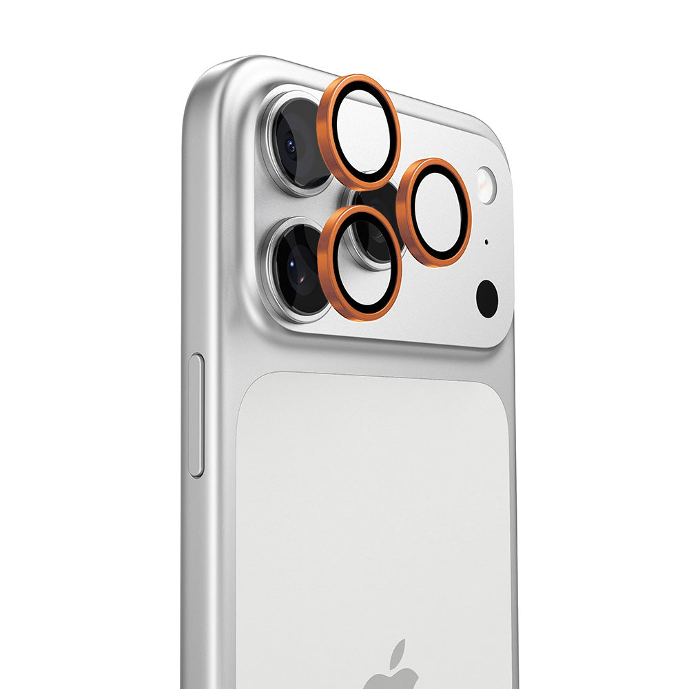 Folie de protectie Torras Lensguard compatibil cu iPhone 17 Pro / iPhone 17 Pro Max, Portocaliu