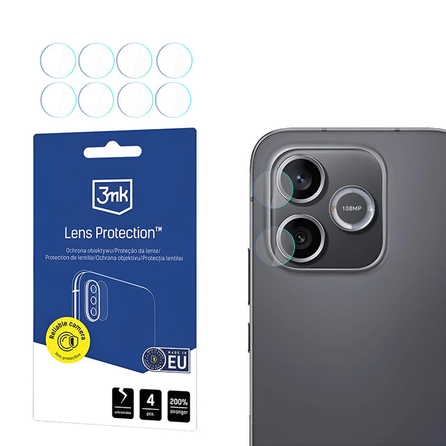 Folie de protectie 3mk Lens Protection (set de 4) compatibil cu Honor 600 Lite, Transparent