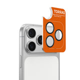 Folie de protectie Torras Lensguard compatibil cu iPhone 17 Pro / iPhone 17 Pro Max, Portocaliu