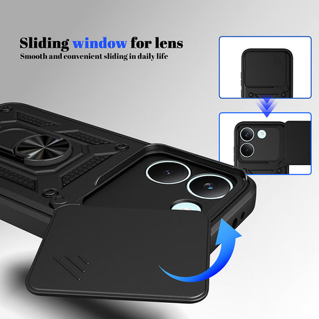 Husa de protectie Techsuit CamShield Series compatibil cu Honor 600 Lite, Auriu