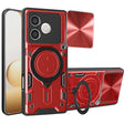 Husa de protectie Techsuit CamGuard Pro compatibil cu Honor 600 Lite, Rosu