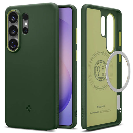 Husa de protectie Spigen Caseology Nano Pop MagSafe (ACS11039) compatibil cu Samsung Galaxy S26 Ultra, Avo Green