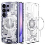 Husa de protectie Spigen Ultra Hybrid MagSafe (ACS10683) compatibil cu Samsung Galaxy S26 Ultra, Zero One White
