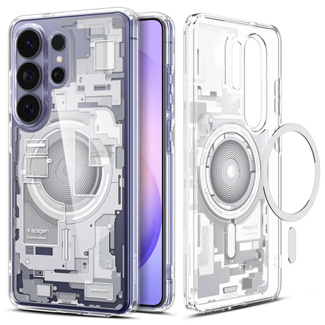 Husa de protectie Spigen Ultra Hybrid MagSafe (ACS10683) compatibil cu Samsung Galaxy S26 Ultra, Zero One White