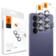 Folie de protectie Spigen (set de 2) Optik.tR EZ Fit Pro HD Camera Glass (AGL11099) compatibil cu Samsung Galaxy S26, Negru