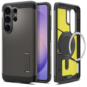 Husa de protectie Spigen Tough Armor MagSafe (ACS10685) compatibil cu Samsung Galaxy S26 Ultra, Gunmetal