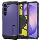 Husa de protectie Spigen Tough Armor MagSafe (ACS11221) compatibil cu Samsung Galaxy S26, Ash Violet
