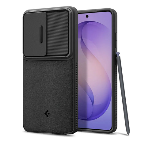 Husa de protectie Spigen Optik Armor (ACS10687) compatibil cu Samsung Galaxy S26 Ultra, Negru